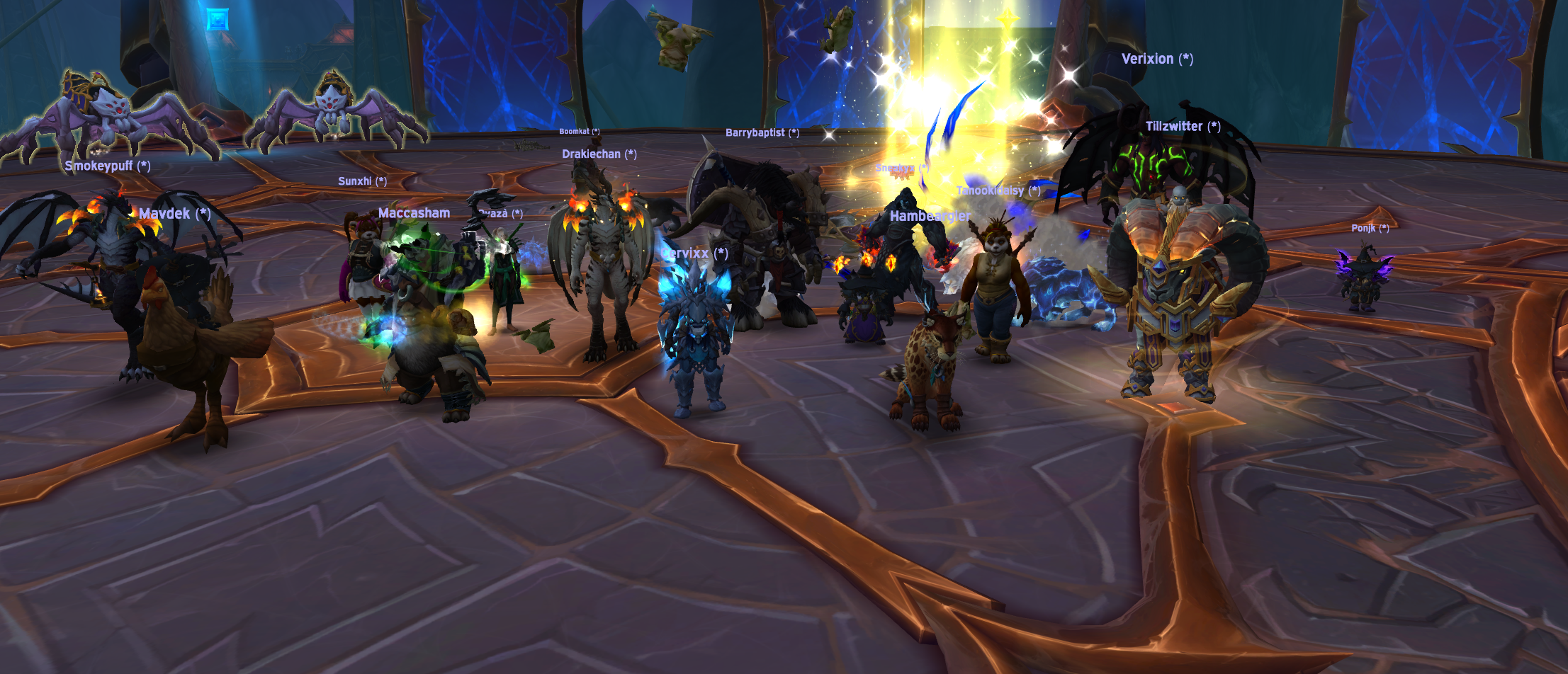 Sikran, Captain of the Sureki Mythic down (3/8M) and <10% on Rasha’nan Mythic after week 5