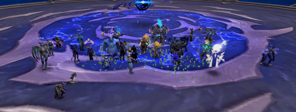 Dimensius, the All-Devouring Heroic down (8/8HC) and first Plexus Sentinel Mythic progression in week 2